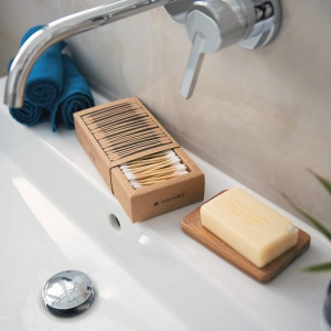 Set Betisoare de urechi din bumbac si bambus, reciclabile, biodegradabile, ecologice, 800 buc - Img 2