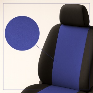 Set huse scaune auto universale, 7 piese, bumbac si poliester cu spuma, 2 scaune fata, bancheta spate in 4 piese, 4 tetiere - Img 11