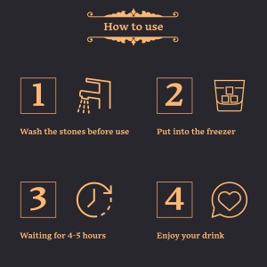 Set Whisky Premium Gourmeo, cu 2 Pahare cristal, 8 Cuburi din Granit Natural si Cleste, 2 suporturi pentru pahar, Cadouri Barbati, Accesorii Bar - Img 3