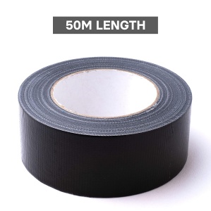 Banda adeziva reparatii MAXKO, din plastic/textil, 50m x 50mm, aderenta mare, rezistenta la intemperii, pentru interior/exterior, Negru - Img 4