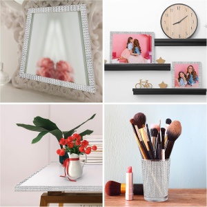 Banda decorativa cu strasuri Handi Stitch, 12 cm x 9.14 m, tip plasa, pentru decoratiuni, Argintiu - Img 7