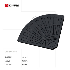 Baza Umbrela Kiwari® Anchor, 47 x 64 cm, Diametru Teava 4.2 cm, Rasina sintetica/Otel, Terasa/Gradina, Negru - Img 5