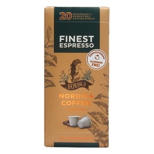 Capsule cafea Nordica Coffee, 20 capsule, Compatibile Nespresso, Finest Espresso - Img 2