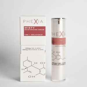 Crema hidratanta si reparatoare Misty, Phexia, cu CBD si Melatonina, 50 ml - Img 3