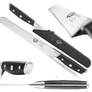 Cutit Orient pentru paine, Carbon Series X50 Ultra+, otel inoxidabil german, negru - Img 3