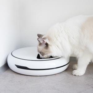 Dispenser automat de mancare pentru animale de companie Navaris, 4 mese/zi, 1.6 l, 51148.02 - Img 3