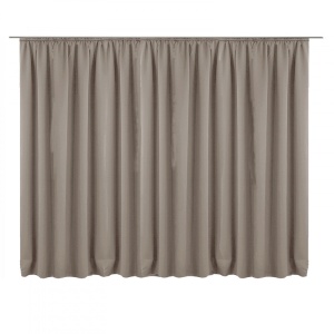 Draperie cu rejansa Jemidi, 300 x 245 cm, Maro, Poliester, 55276.24.02