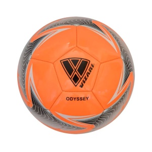 Minge Fotbal Vizari Odyssey, 32 panouri cusute, camera cauciuc ranforsata, marimea 4, 64 cm, Portocaliu