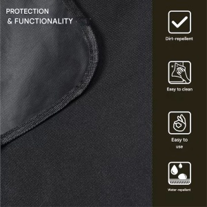 Protectie portbagaj auto Pretex, universala, impermeabila si antiderapanta, pentru transport bagaje sau caini, 156 x 103 cm, protectii laterale 70 x 35 cm, Negru - Img 7