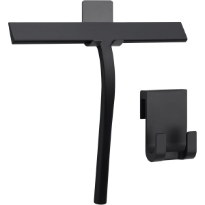 Racleta universala pentru curatare, KincMax, 24, 5 x 23, 5 x 1, 8 cm, Suport de prindere, Marimea M, Otel, Negru