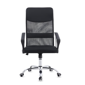 Scaun Birou Kiwari® Vonn, Spatar Mesh, Sezut Confortabil, Reglabil pe Inaltime, Baza Metal Rotativa, Design Ergonomic, Capacitate 120 kg, Negru - Img 6