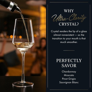 Set 2 pahare premium, ELIXIR GLASSWARE, din Cristal, 414 ml, potrivit pentru degustari, nunta, aniversari, petreceri, Transparent - Img 3