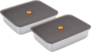 Set 2 Tavi de marinat Navaris cu capac, 23.5x19 cm, sigilare ermetica, 56044.01