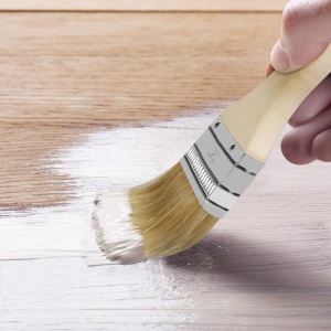 Set 24 de pensule Kurtzy, 20 x 5.1 cm, multifunctionale, pensule profesionale pentru vopsit si lacuit, maner din lemn, Maro - Img 2
