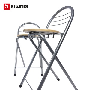 Set Masa cu 2 scaune Kiwari® Dion, 120×40×78 cm, 37x47x78 cm, MDF/Metal, Design Modern, 120×40×78 cm, Culoare Fag/Negru - Img 9
