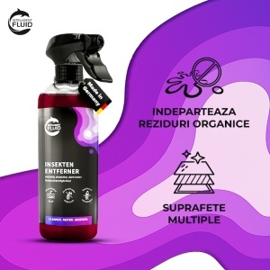 Solutie Premium pentru Indepartare Insecte si Murdarie Organica, Intelligent Fluid, 500 ml - Img 3