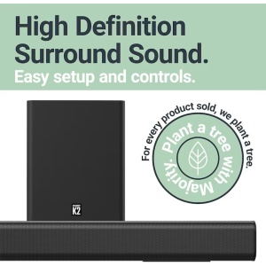 Soundbar Majority, K2, 2.1, Bluetooth, PC, Wireless, AUX, 150 W, negru - Img 6