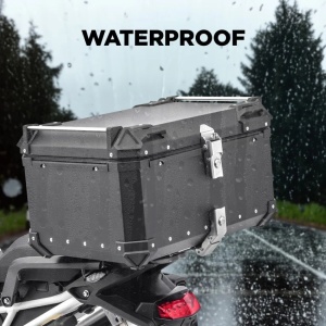 Topcase moto posterior universal de 55 litri, Swordfish, pentru o casca, Maverick L, Baza Montaj Inclusa - Img 6
