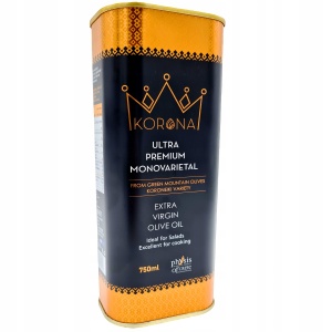 Ulei de masline extravirgin Physis of Crete, KORONA, Ultra Premium, Monovariental, 750 ml