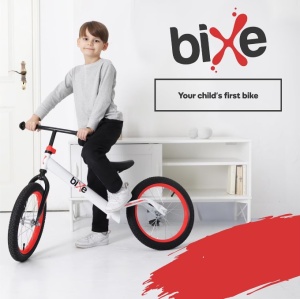 Bicicleta fara pedale Bixe, 16 inch, aluminiu, anvelope pneumatice, rosu, 5-9 ani - Img 2