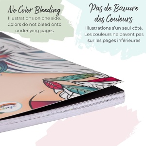 Carte de colorat, Colorya, Fairy World Night Edition, A4, 29.7x21 cm - Img 3