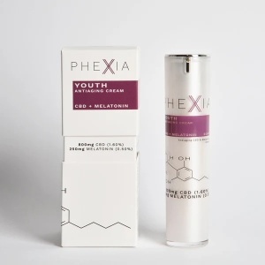 Crema antirid, Anti-Ageing Youth, Phexia, cu CBD si Melatonina, 50 ml - Img 3