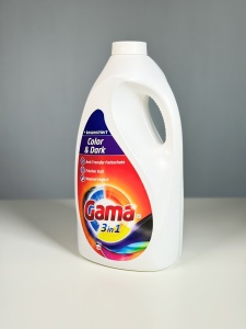 Detergent de rufe lichid Gama, Colors & Dark, concentrat, 3in1, 5 l, 100 spalari - Img 3