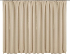 Draperie cu rejansa Jemidi, 300 x 245 cm, Crem, Poliester, 55276.16.02
