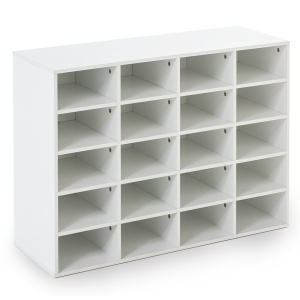 Dulap pentru incaltaminte L, HC Home & Living, 92 x 67 x 33 cm, alb