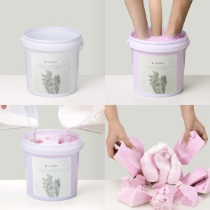 Kit mulaj 3D Navaris pentru amprenta maini/picioare, alginat si ipsos, pentru 3 maini adulte sau 4-5 maini copii, recipient 4.2 L, non-toxic, cadou decorativ - Img 5