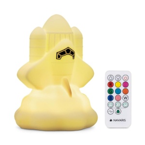 Lampa veghe copii Navaris, model nava spatiala, cu telecomanda - Img 2