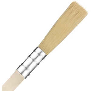Set 25 de pensule Kurtzy, 38.1 mm, pensule profesionale pentru vopsit si lacuit, maner din lemn, Maro - Img 5