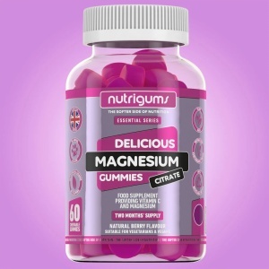Supliment alimentar Magnesium Citrate Gummies, Nutrigums, citrat de Magneziu 1250 mg, Magneziu elementar 150 mg, Vitmanina C 80 mg, pentru vitalitate, energie si oase, vegan, aroma de fructe de padure, 60 de jeleuri - Img 8