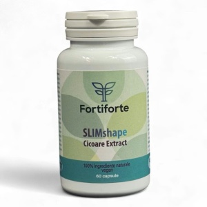 Supliment alimentar pentru slabit SLIMshape Cicoare Extract, Fortiforte, 60 capsule