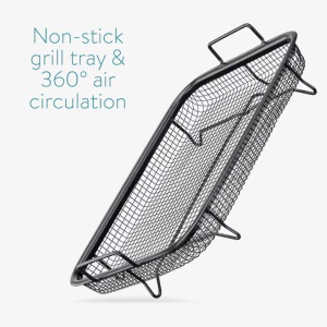 Tava de gratar cuptor Navaris, din otel inoxidabil, cu strat antiaderent, 51500.02 - Img 6