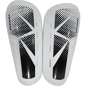 Aparatori pentru Tibie Fotbal Vizari Vector, fara manseta, protectie PP, marimea L, Alb