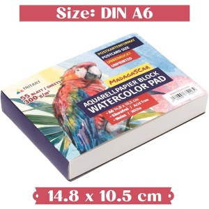Bloc de desen, Tritart, A6, 300 g, 55 Foi, Alb - Img 2