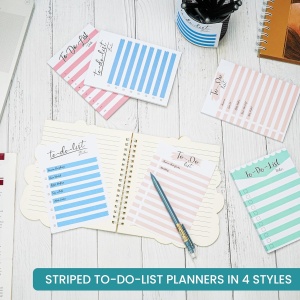Carnetel Belle Vous To Do List, set 4, 50 file/bloc, A6, 10x14 cm, Multicolor - Img 4