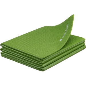 Covoras de yoga pliabil Navaris, grosimea de 4 mm pentru, pilates, antrenament, sala, fitness, pliabil, anti-alunecare, 61x173 cm, Verde