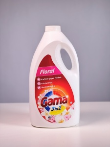 Detergent de rufe lichid Gama, Floral, concentrat, 3in1, 5 l, 100 spalari - Img 2