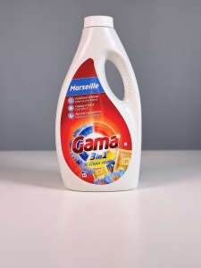 Detergent de rufe lichid Gama, Marseille & Lotus, concentrat, 3in1, 2.2 l, 44 spalari - Img 3
