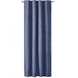 Draperie Elfie Opac cu rejansa Jemidi, 140 x 245 cm, Albastru, Poliester, 55333.04