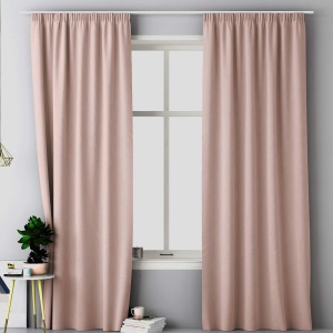 Draperie Lola cu rejansa Jemidi, 140 x 250 cm, Roz, Poliester, 55308.10 - Img 2