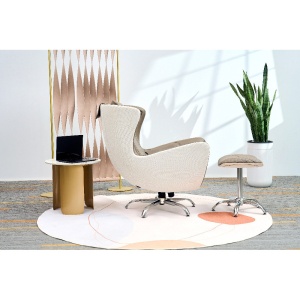 Fotoliu de masaj electric cu taburet, functie de incalzire, masaj 2D, 110 x 68 x 110 cm, maro - Img 9