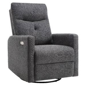 Fotoliu recliner electric, 76 x 90 x 104 cm, gri inchis - Img 4