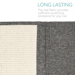 Protectie impotriva zgarieturilor pentru Pisici, 50x70 cm, Sisal, Gri, 47363.02 - Img 6