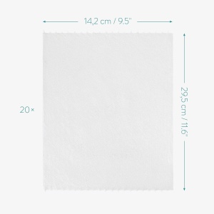 Rola prosop reutilizabil Navaris, 2 role, 40 lavete, ultraabsorbant, antibacterian, 29.5 x 24.2 cm - Img 6