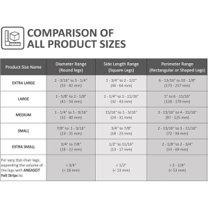 Se 16 protectii pentru picioare scaune/masa Aneaseit, din silicon/fetru, 50 cm, porotectie pentru mobilier, Transparent - Img 5