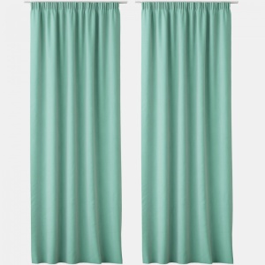 Set 2 Draperii Lola cu rejansa Jemidi, 140 x 250 cm, Verde, Poliester, 55308.79.02