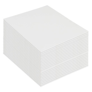 Set 24 panze pentru pictura Kurtzy, 20x25cm, alb, 3mm grosime - Img 6